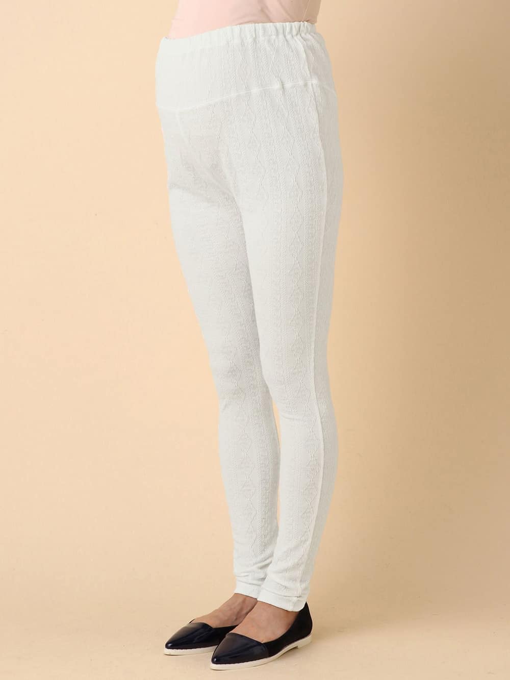 マタニティレッグウェア|【MAX55%OFF ブラックフライデーセール対象】【産前産後対応】ジャガードレギンス【出産後も長く使える】|オフ