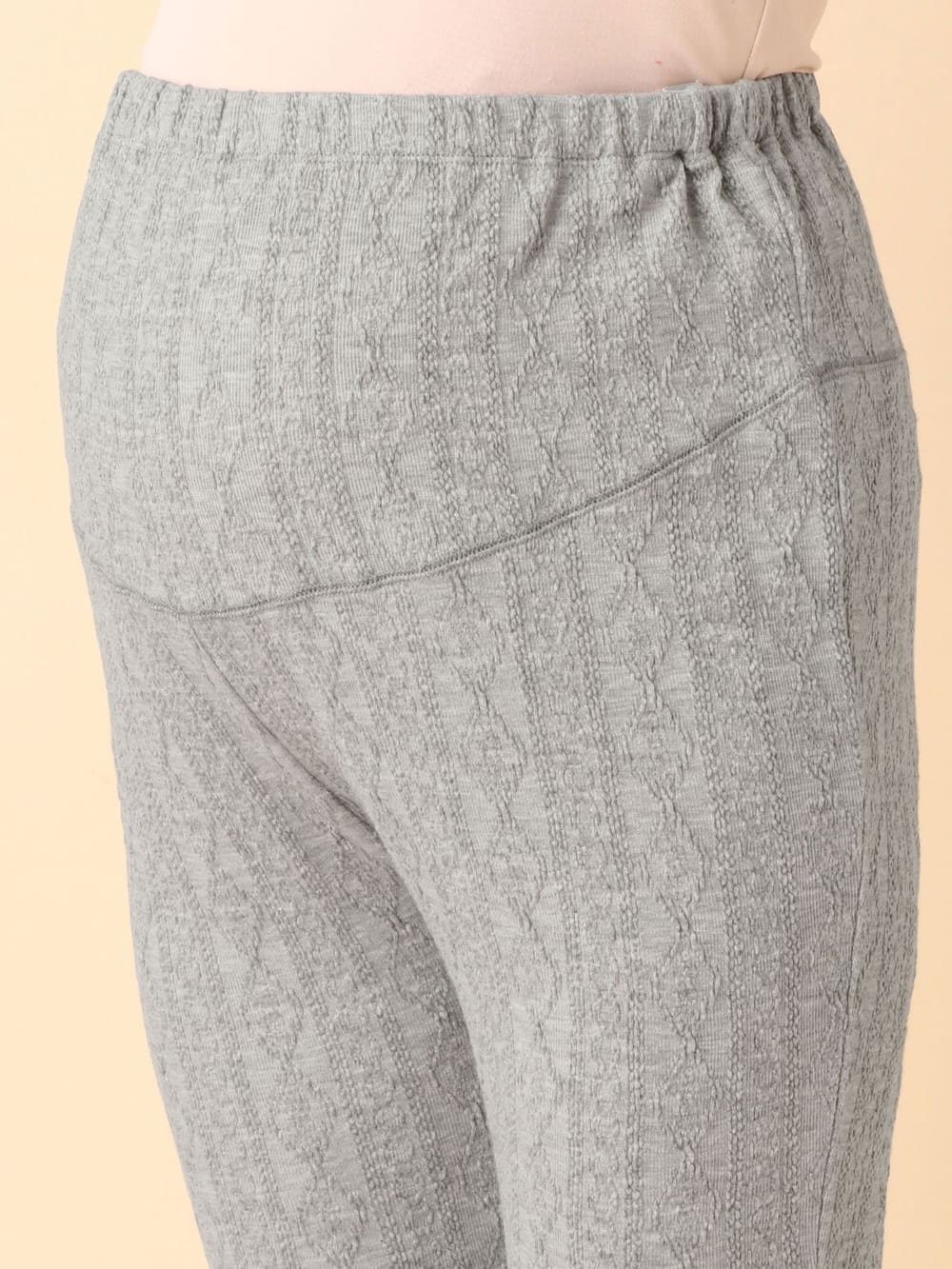 マタニティレッグウェア|【MAX55%OFF ブラックフライデーセール対象】【産前産後対応】ジャガードレギンス【出産後も長く使える】