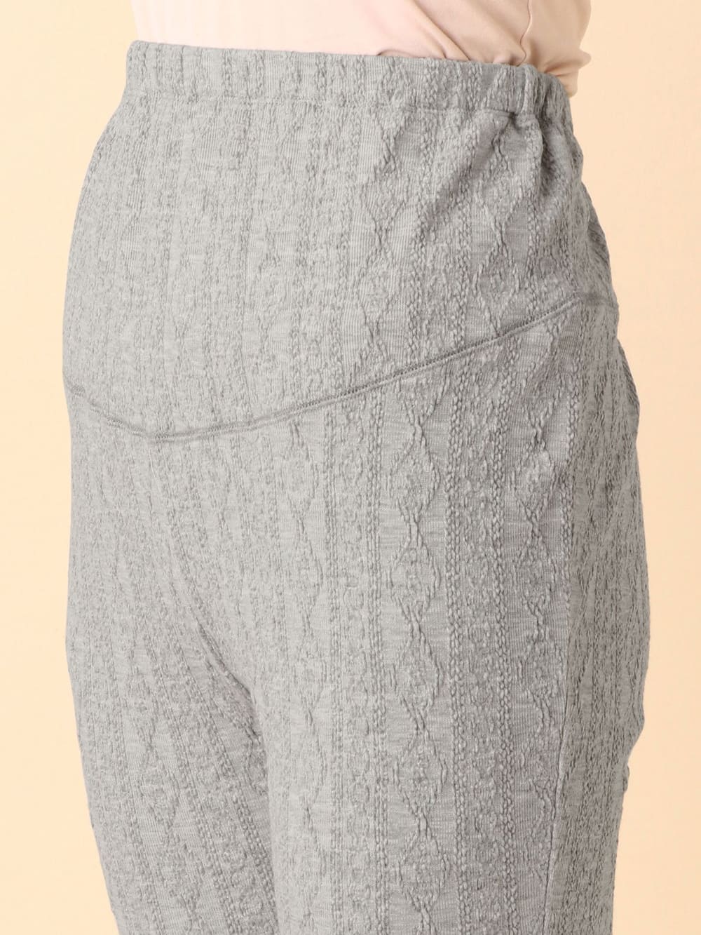 マタニティレッグウェア|【MAX55%OFF ブラックフライデーセール対象】【産前産後対応】ジャガードレギンス【出産後も長く使える】