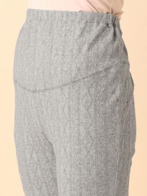 マタニティレッグウェア|【MAX55%OFF ブラックフライデーセール対象】【産前産後対応】ジャガードレギンス【出産後も長く使える】