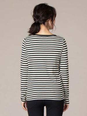 マタニティ トップス|綿混やわらかフライスラウンドネックTシャツ　マタニティ・授乳服【出産後も長く使える】