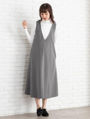 マタニティ トップス|綿混やわらかフライスタートルネックTシャツ　マタニティ・授乳服【出産後も長く使える】|オフホワイト