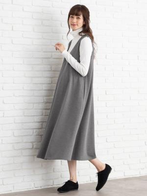 マタニティ トップス|綿混やわらかフライスタートルネックTシャツ　マタニティ・授乳服【出産後も長く使える】|オフホワイト