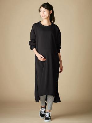 マタニティレッグウェア|ain(アイン)【産前産後対応】12ゲージニットリブレギンス【出産後も長く使える】|グレー