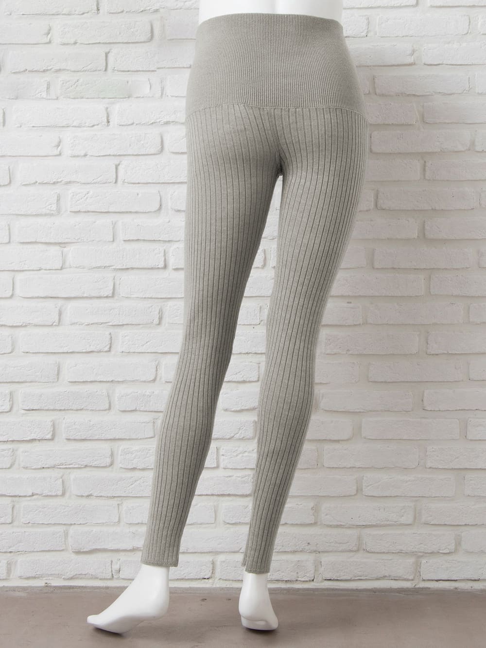 マタニティレッグウェア|ain(アイン)【産前産後対応】12ゲージニットリブレギンス【出産後も長く使える】