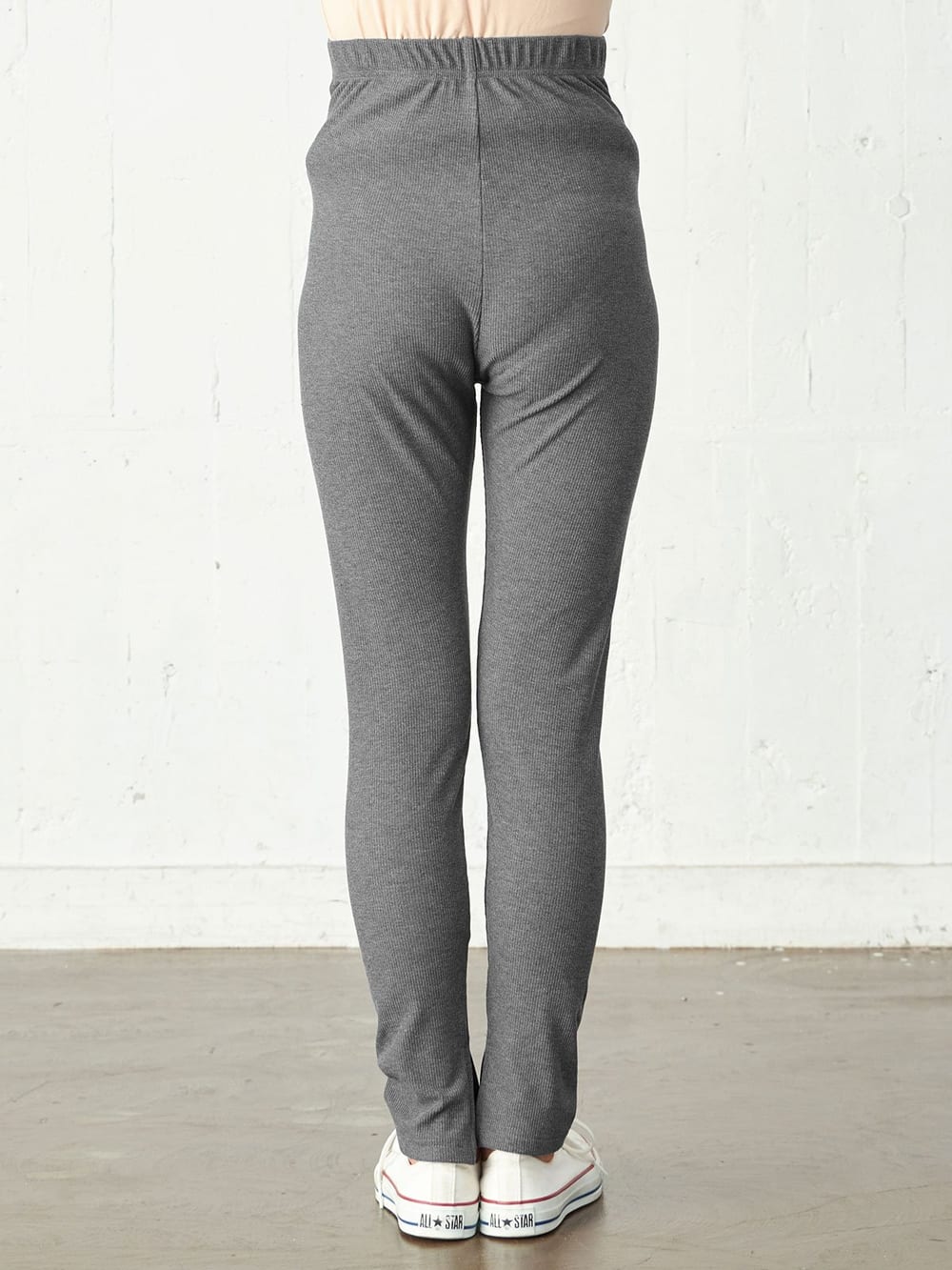 マタニティレギンス|ain（アイン）裏起毛リブレギンス【出産後も長く使える】