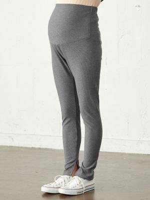 マタニティレギンス|ain（アイン）裏起毛リブレギンス【出産後も長く使える】