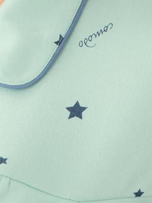 マタニティ パジャマ・ルームウェア|mutti ei（ムッティアイ）【授乳口付】スムースハートロゴ／星ロゴプリントパジャマ