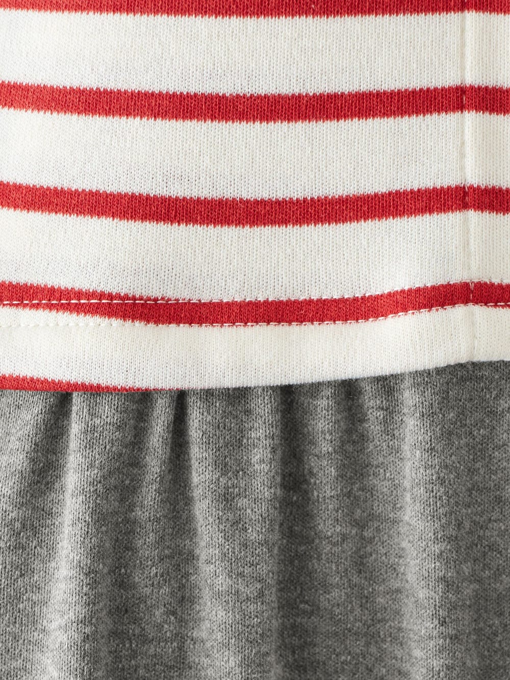 マタニティ パジャマ・ルームウェア|mutti ei（ムッティアイ）【授乳口付】スムース先染めボーダーネグリジェ