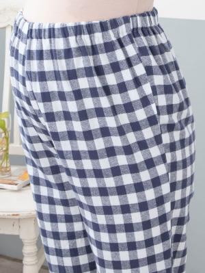 マタニティ パジャマ・ルームウェア|mutti ei（ムッティアイ）【授乳しやすい】ビエラ先染めチェックパジャマ