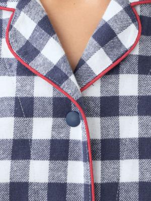 マタニティ パジャマ・ルームウェア|mutti ei（ムッティアイ）【授乳しやすい】ビエラ先染めチェックパジャマ