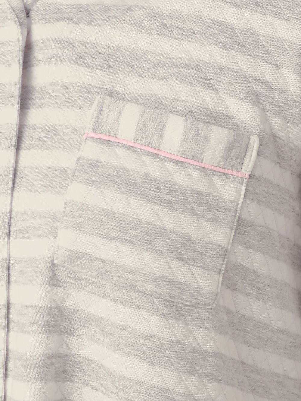 マタニティ パジャマ・ルームウェア|mutti ei（ムッティアイ）【授乳しやすい】ニットキルト先染めボーダーパジャマ