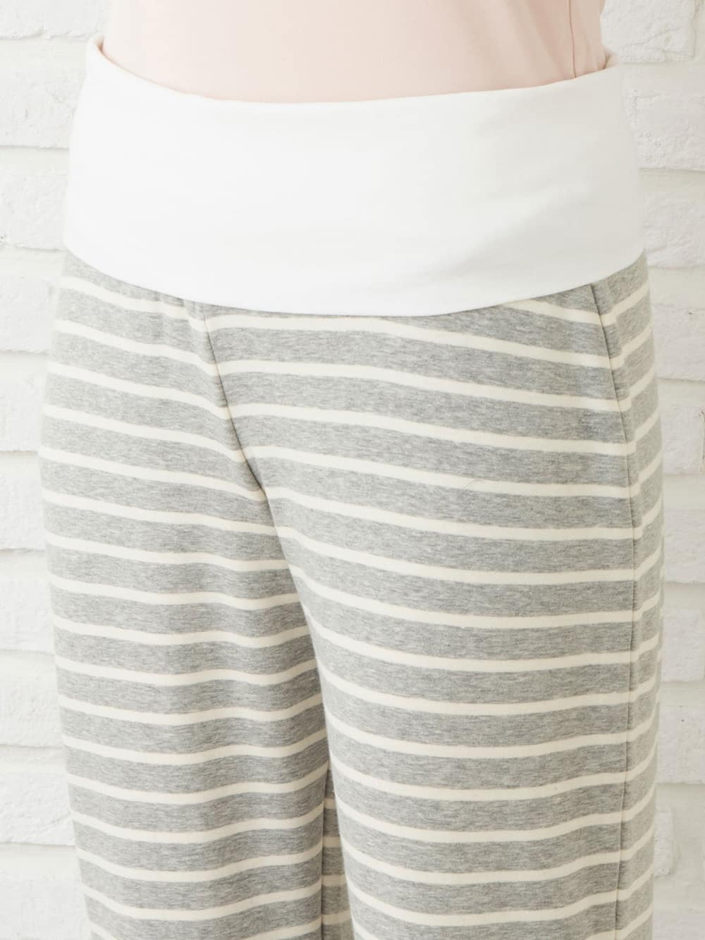 マタニティ パジャマ・ルームウェア|【授乳口付】【セット】リボンポケットワンピ＆産後も使えるパンツセットパジャマ