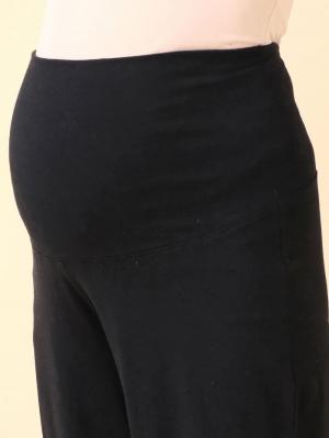 マタニティ パジャマ・ルームウェア|【授乳口付】【セット】もっちりフライス裏起毛ドロストワンピ＆産後も使えるパンツパジャマ