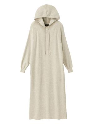 【マタニティ・授乳服】ニットパーカーワンピース 29407