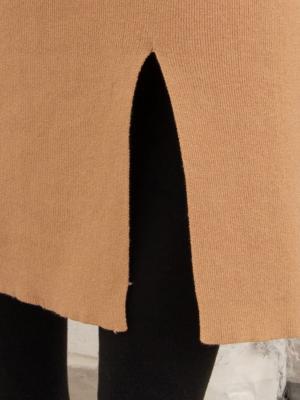 マタニティ ワンピース|【マタニティ・授乳服】ニットパーカーワンピース