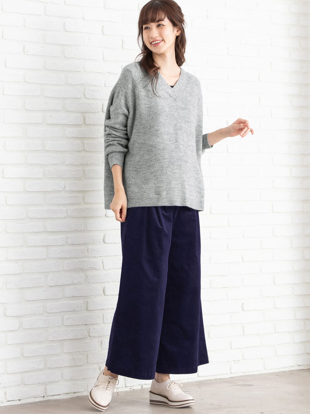 産前産後対応】【2丈展開】コーデュロイパンツ【出産後も長く使える】 マタニティ パンツ・サロペット(品番:29414) |マタニティウェア・授乳服通販| エンジェリーベ 公式 マタニティ コーデュロイパンツ