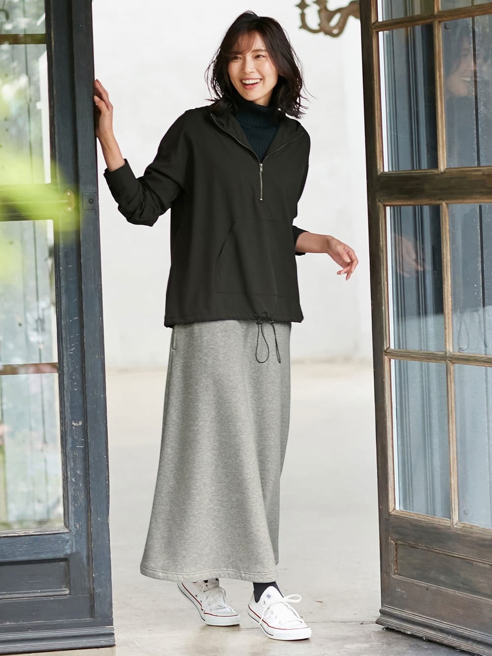 マタニティ トップス シャツパーカープルオーバー マタニティ 授乳服 マタニティウェア 授乳服通販 エンジェリーベ 公式