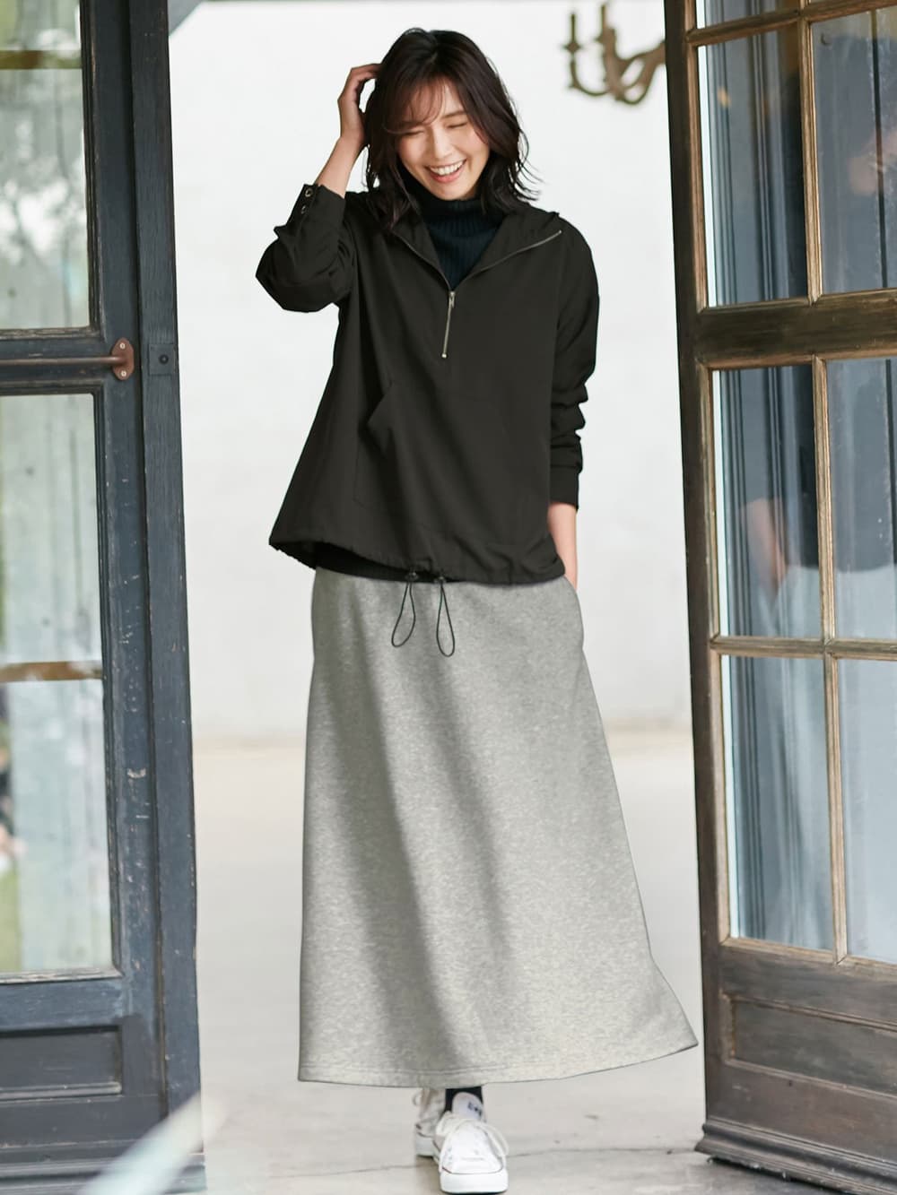 マタニティ トップス シャツパーカープルオーバー マタニティ 授乳服 マタニティウェア 授乳服通販 エンジェリーベ 公式