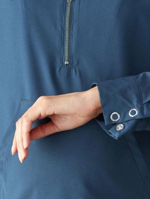 アウトレット|シャツパーカープルオーバー　マタニティ・授乳服【出産後も長く使える】