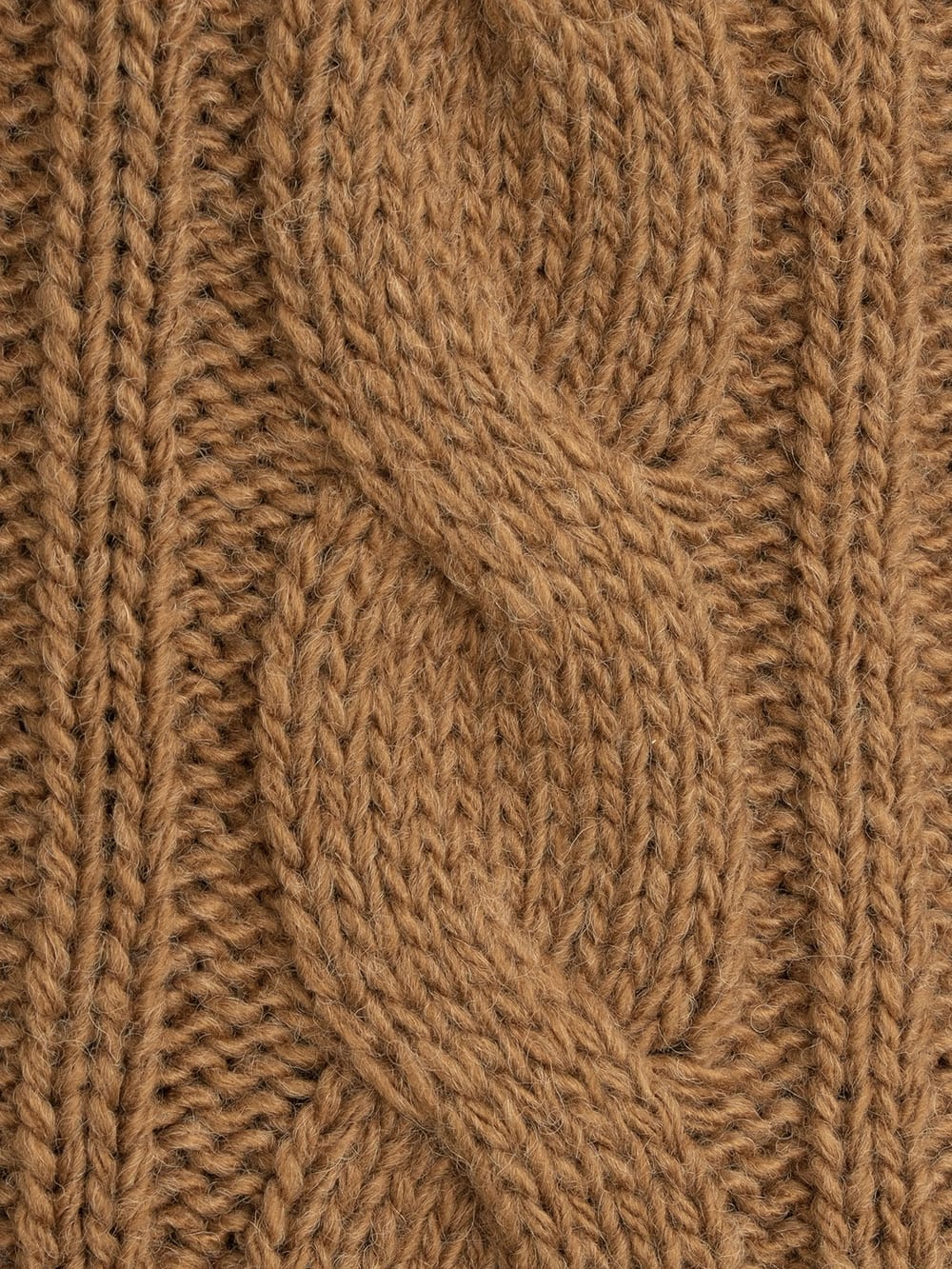 マタニティ トップス|ウール混ケーブルVカーデ　マタニティ・授乳服