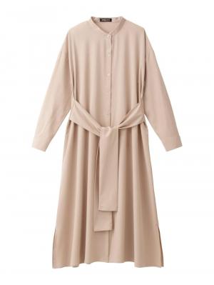 【MAX55%OFF ブラックフライデーセール対象】ストレッチローン2WAYワンピース　マタニティ・授乳服【出産後も長く使える】 29418