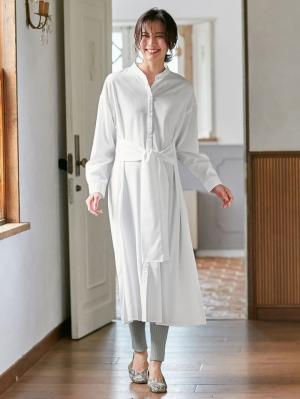 マタニティ ワンピース|【MAX55%OFF ブラックフライデーセール対象】ストレッチローン2WAYワンピース　マタニティ・授乳服【出産後も長く使える】|オフ