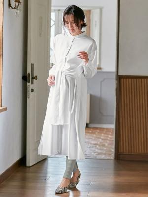 マタニティ ワンピース|【MAX55%OFF ブラックフライデーセール対象】ストレッチローン2WAYワンピース　マタニティ・授乳服【出産後も長く使える】|オフ