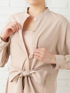 マタニティ ワンピース|【MAX55%OFF ブラックフライデーセール対象】ストレッチローン2WAYワンピース　マタニティ・授乳服【出産後も長く使える】