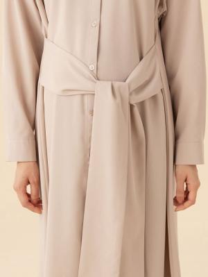 マタニティ ワンピース|【MAX55%OFF ブラックフライデーセール対象】ストレッチローン2WAYワンピース　マタニティ・授乳服【出産後も長く使える】