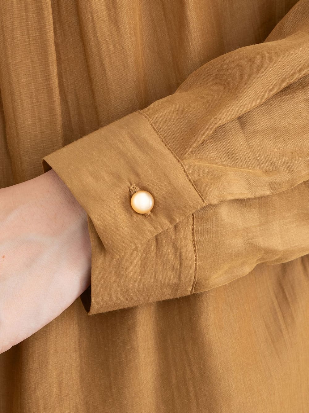 アウトレット|ハイネックピンタックブラウス マタニティ・授乳服【出産後も長く使える】