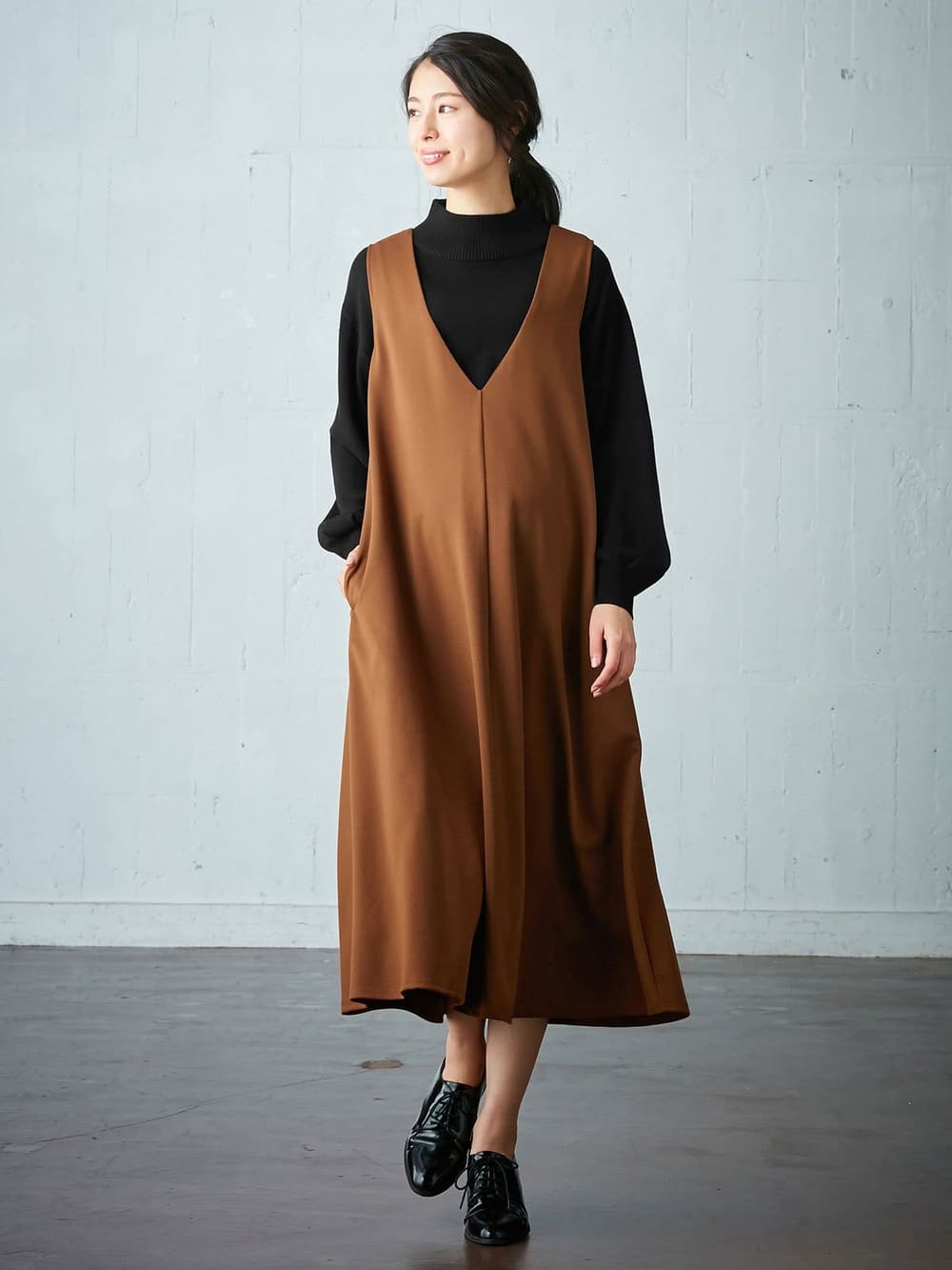 マタニティ ワンピース 授乳しやすい Vネックポンチワンピース マタニティウェア 授乳服通販 エンジェリーベ 公式 マタニティ ワンピース 授乳しやすい Vネックポンチワンピース マタニティウェア 授乳服通販 エンジェリーベ 公式