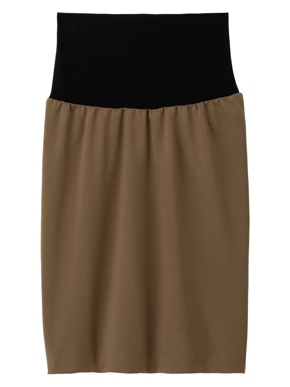 マタニティ パンツ|【セット】ポンチプルオーバー&スカートセットアップ マタニティ・授乳服【出産後も長く使える】|オフ×ベージュ