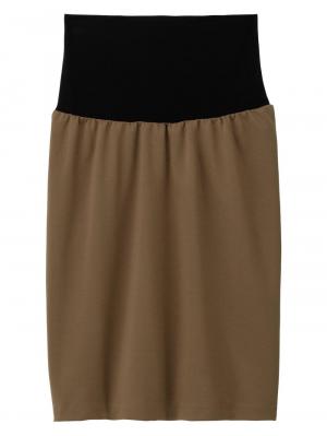 マタニティ パンツ|【セット】ポンチプルオーバー&スカートセットアップ マタニティ・授乳服【出産後も長く使える】|オフ×ベージュ