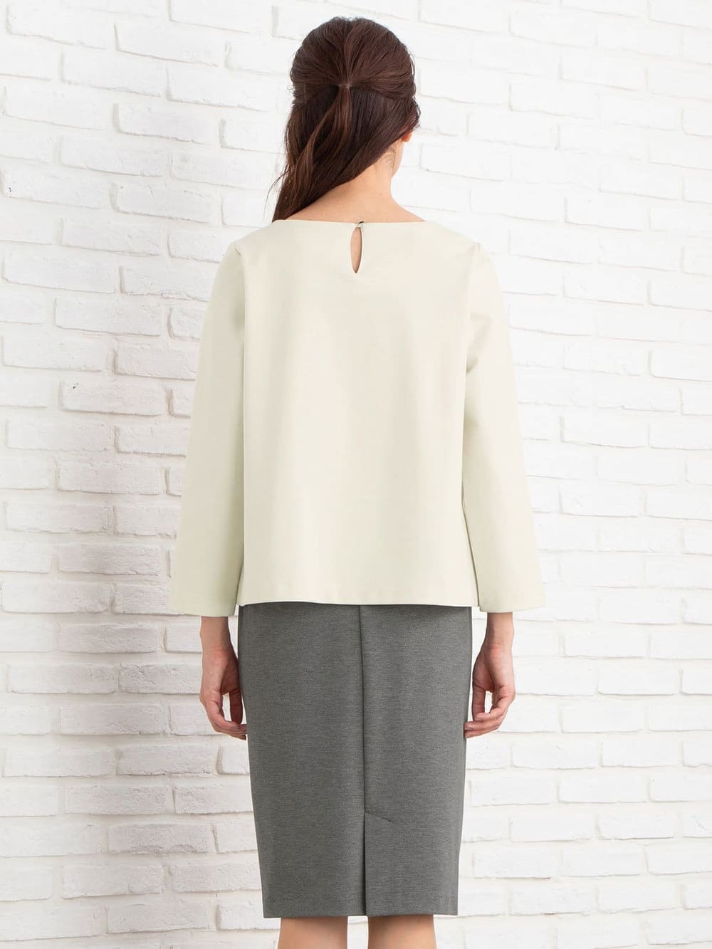 マタニティ パンツ|【セット】ポンチプルオーバー&スカートセットアップ マタニティ・授乳服【出産後も長く使える】