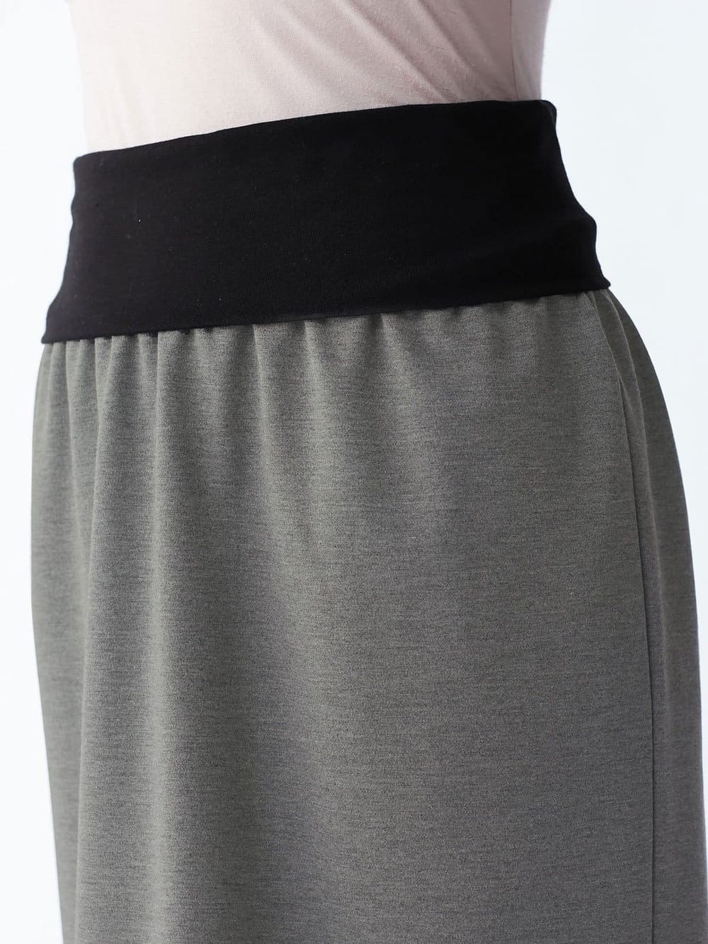 マタニティ パンツ|【セット】ポンチプルオーバー&スカートセットアップ マタニティ・授乳服【出産後も長く使える】