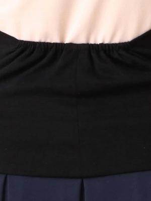 マタニティ ワンピース|【セット】ポンチプルオーバー＆タックフレアスカートセット　マタニティ・授乳服【出産後も長く使える】