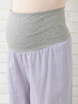 マタニティ パジャマ・ルームウェア|【授乳しやすい】ダブルガーゼシンプルパジャマ【産前産後対応パンツ付】