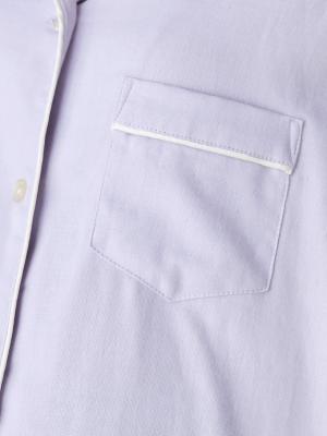 マタニティ パジャマ・ルームウェア|【授乳しやすい】ダブルガーゼシンプルパジャマ【産前産後対応パンツ付】