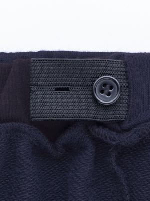 アウトレット|【産前産後対応】フロントインできる楽ちん裏毛サイドスリットロングパンツ【出産後も長く使える】