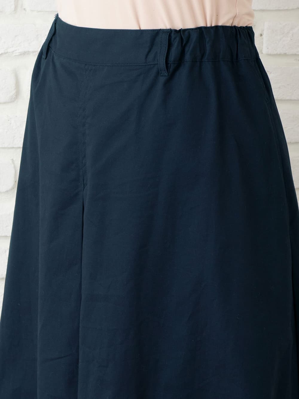 アウトレット|【産前産後対応】フロントタックチノロングスカート【出産後も長く使える】