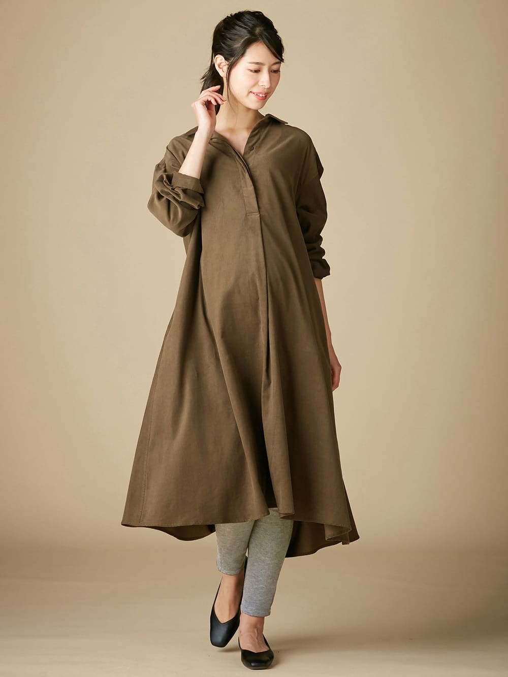 アウトレット 出産後も長く使える コーディロイシャツワンピース マタニティ 授乳服 ベビー服 新生児服 ベビー用品通販 エンジェリーベ 公式 アウトレット 出産後も長く使える コーディロイシャツワンピース マタニティ 授乳服 ベビー服 新生児服 ベビー用品通販 エンジェリーベ 公式