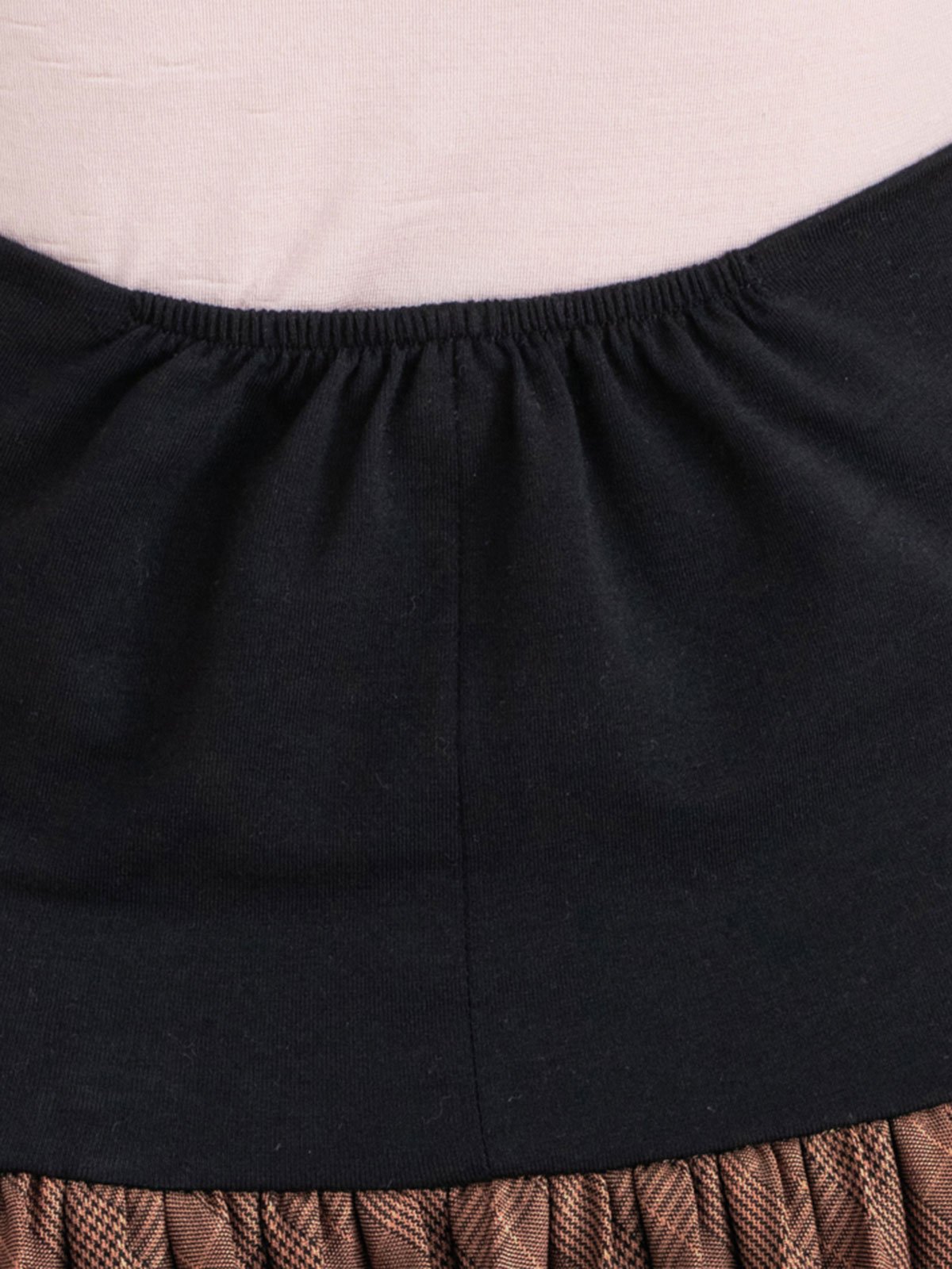 アウトレット|【産前産後対応】バイアスチェックアコーディオンプリーツスカート【出産後も長く使える】