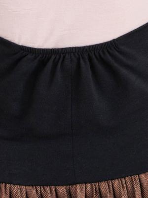 アウトレット|【産前産後対応】バイアスチェックアコーディオンプリーツスカート【出産後も長く使える】