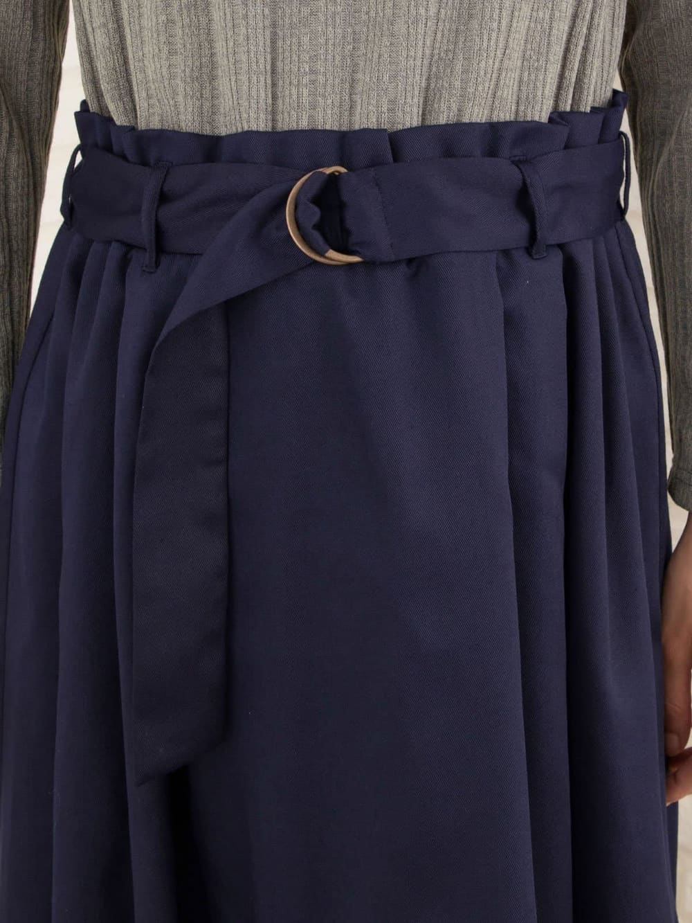 アウトレット|ベルト付きドッキングワンピース　マタニティ・授乳服【出産後も長く使える】