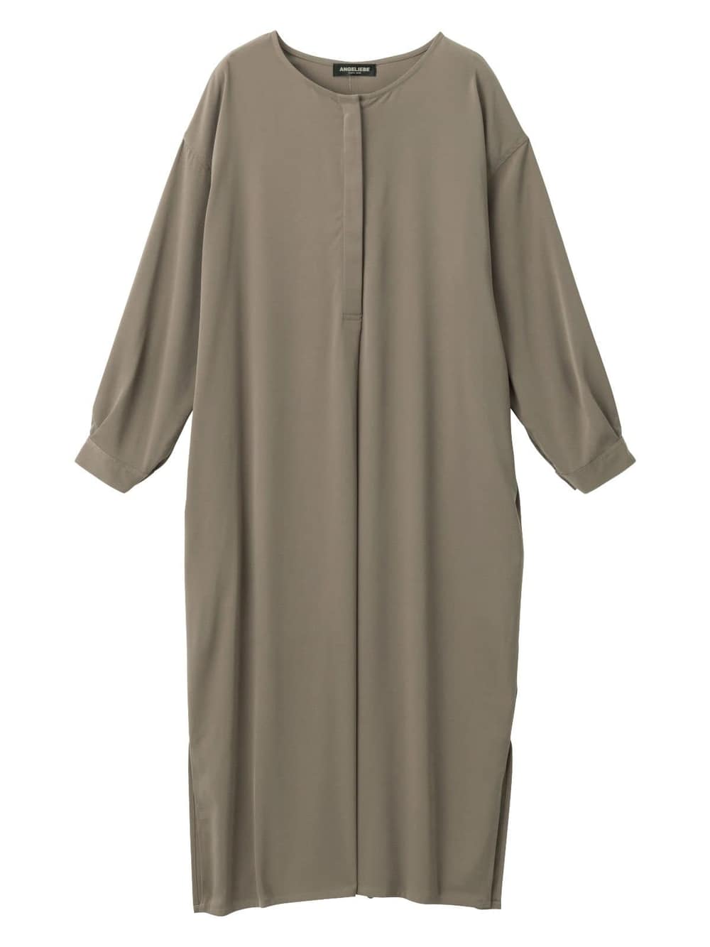 マタニティ ワンピース 授乳しやすい スキッパーマキシワンピース マタニティウェア 授乳服通販 エンジェリーベ 公式