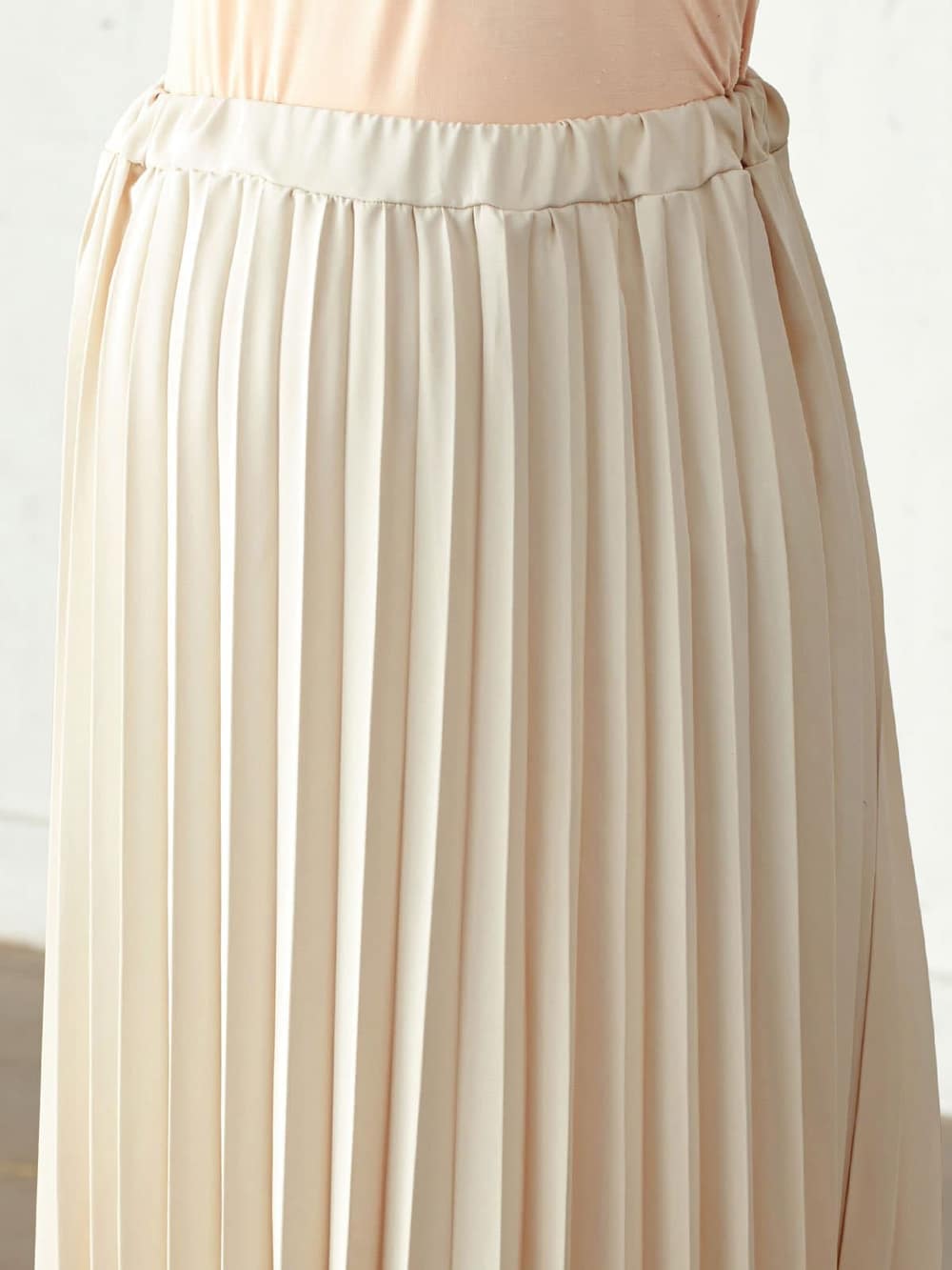 アウトレット|【セット】タートルネックサイドスリットワンピース＆産後も使えるプリーツスカート　マタニティ・授乳服