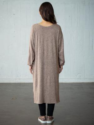 マタニティ ワンピース|【2WAY】前後2WAYロングカーディガンワンピース マタニティ・授乳服