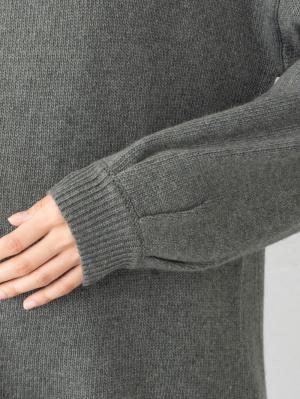 アウトレット|ウール混ボリュームスリーブタートルニット　マタニティ・授乳服