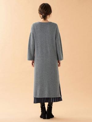 マタニティ ワンピース|ウール混クルーネックワンピース　マタニティ・授乳服